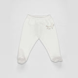 Bear & Apple 3-Piece Organic Cotton Footed Trousers
