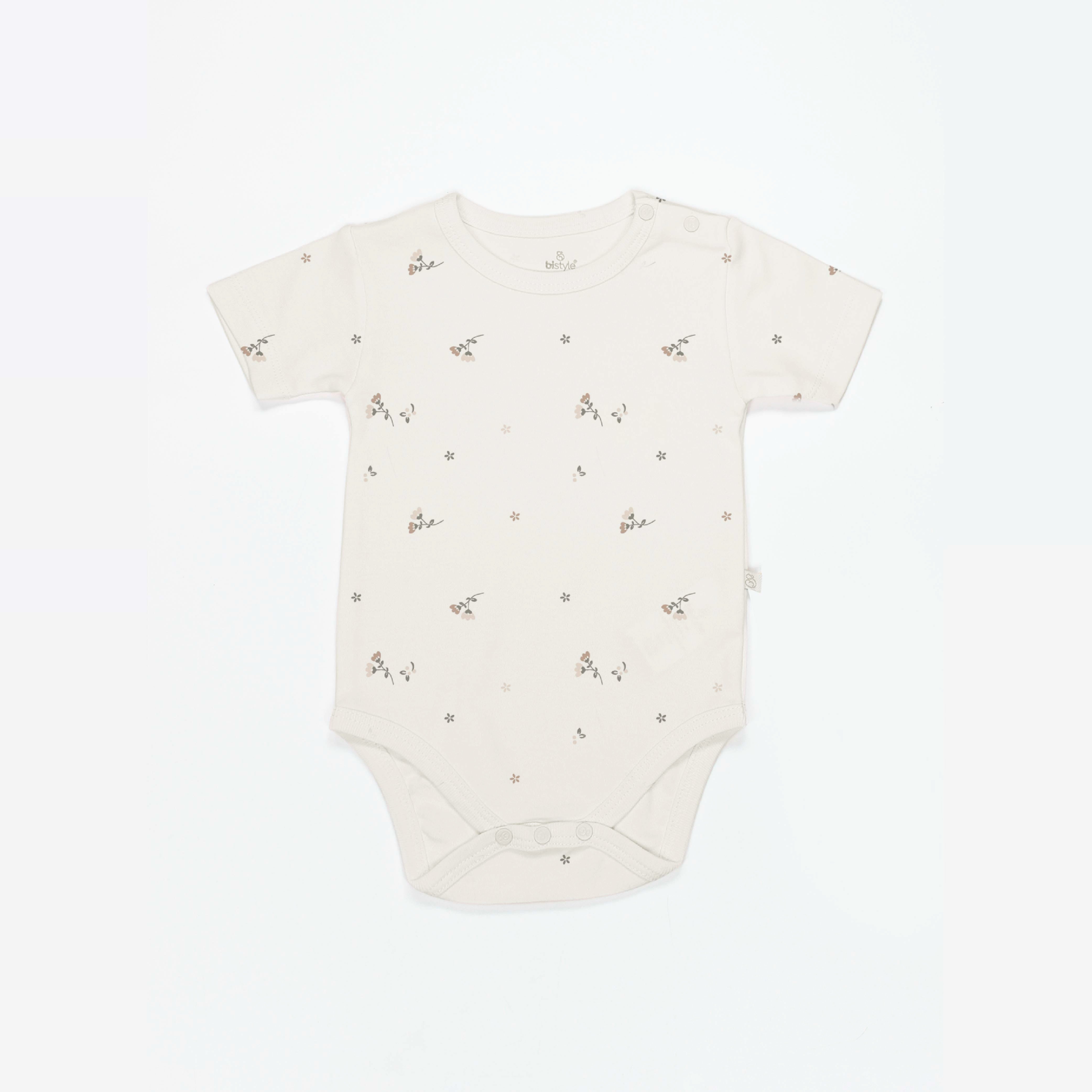 Flowery Love 3-Piece Organic Cotton Bodysuits