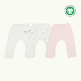 Flowery Love 3-Piece Organic Cotton Trousers
