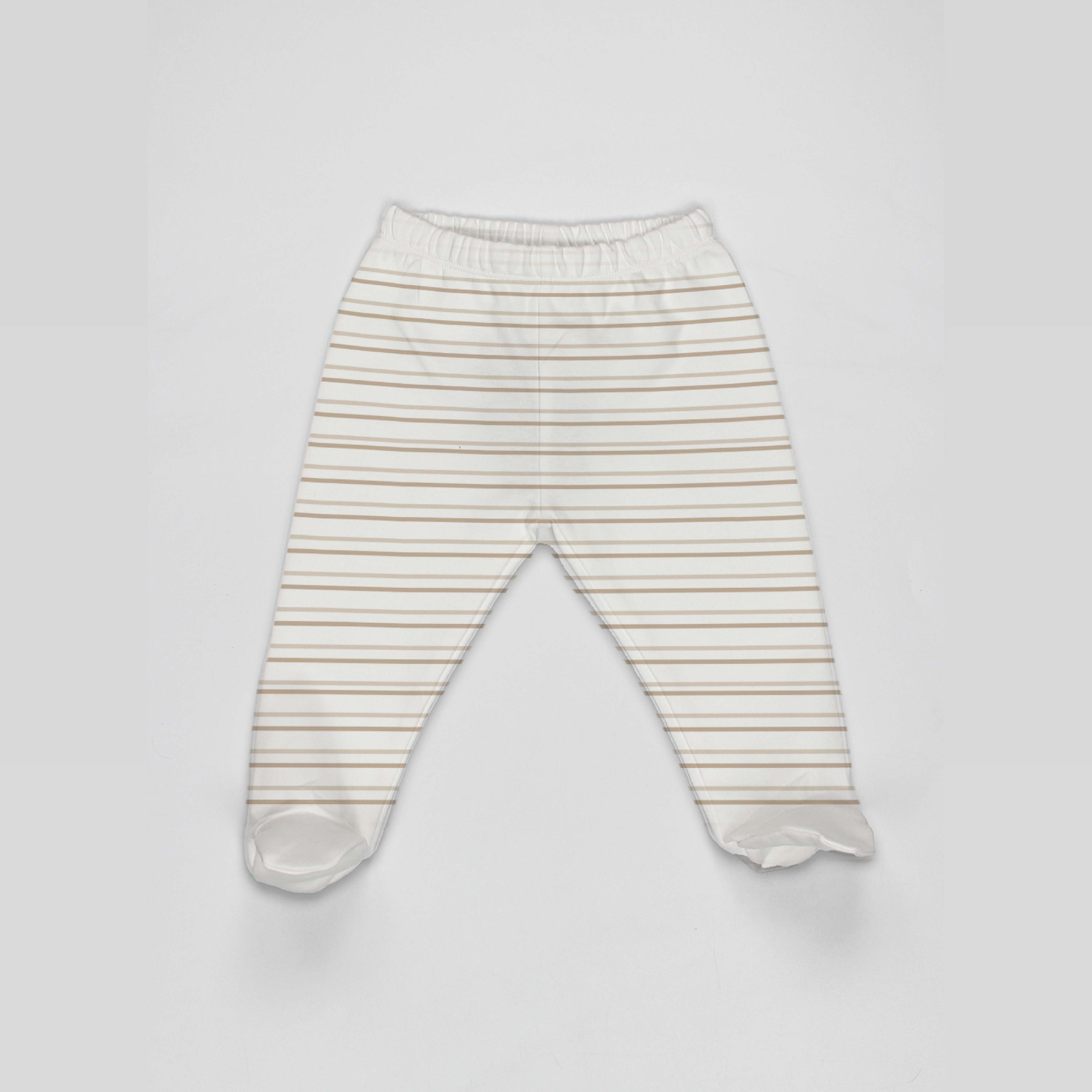 Little Kite 3-Piece Organic Cotton Footed Trousers