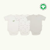 Rawrsome 3-Piece Organic Cotton Bodysuits