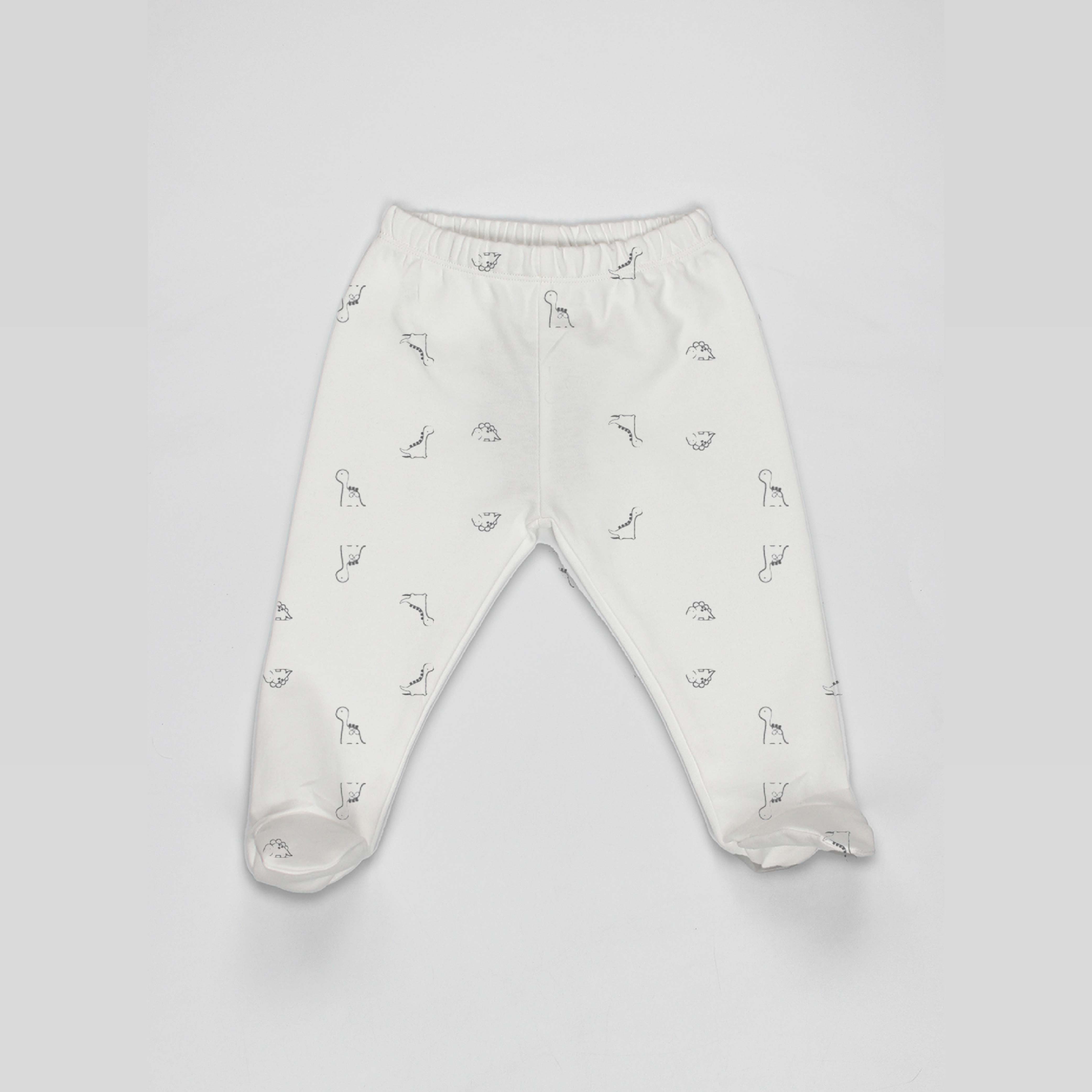Rawrsome 3-Piece Organic Cotton Footed Trousers