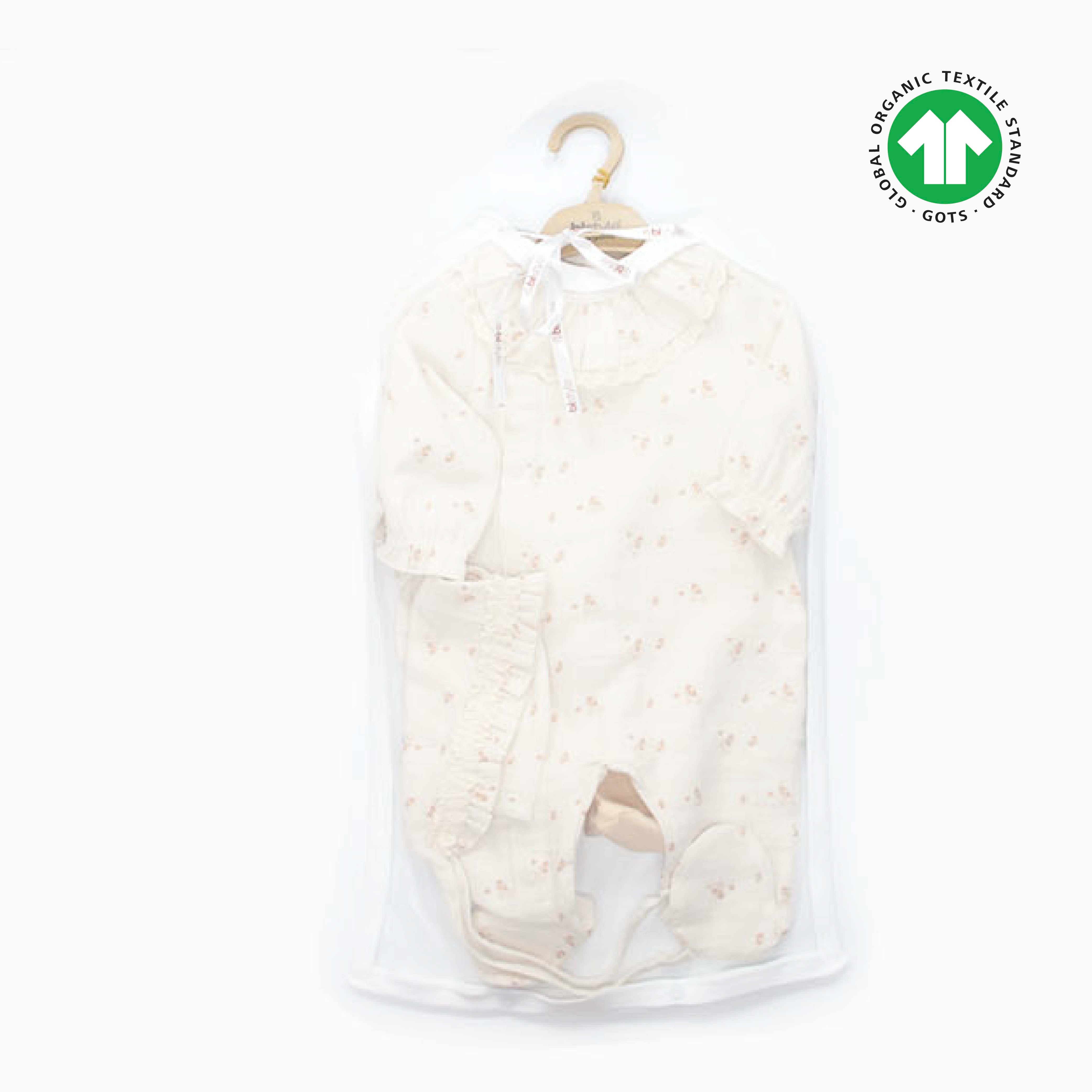 Daisy Flowers 4-Piece Organic Cotton Baby Wear