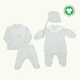 Flower & Sage 4-Piece Organic Cotton Baby Wear