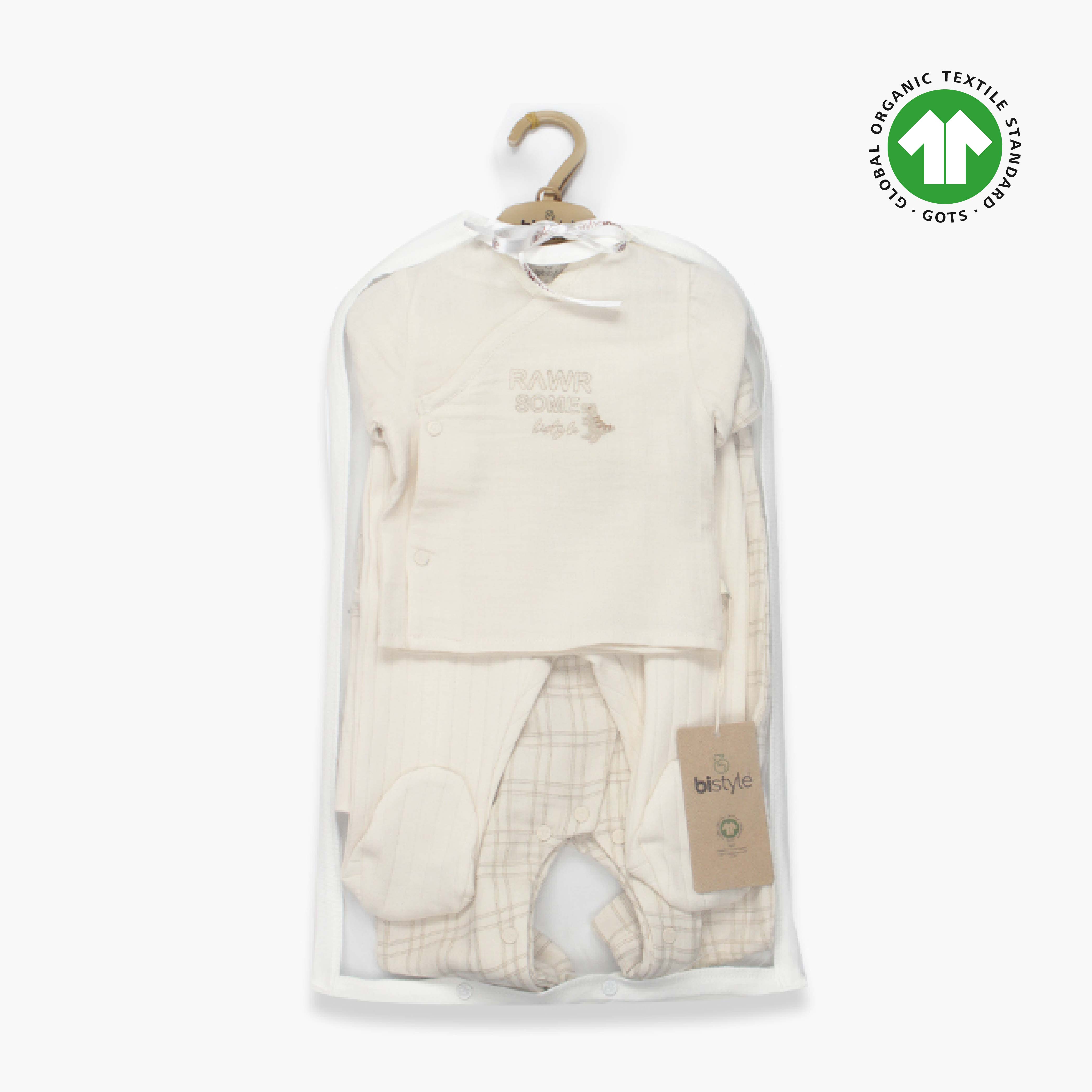 Rawrsome 4-Piece Organic Cotton Baby Wear
