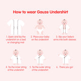 Gauze Undershirt 2pcs