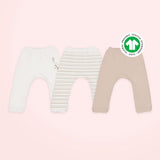 Flowery Love 3-Piece Organic Cotton Trousers
