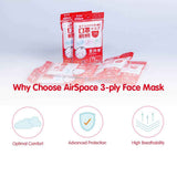 AirSpace 3-Ply Face Mask 7pcs