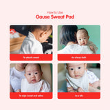 Gauze Sweat Pad 3pcs