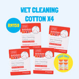 Wet Cleaning Cotton 30 Sachets